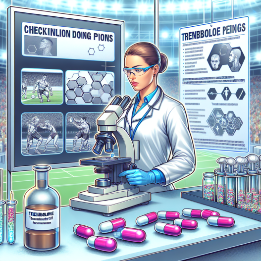 L'importanza del controllo delle compresse di Trenbolone nell'antidoping sportivo